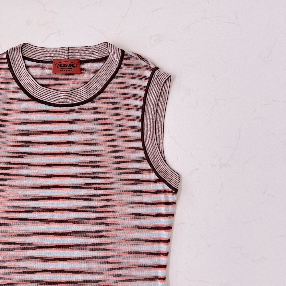 MISSONI Wool Blend Sleeveless Top, 44